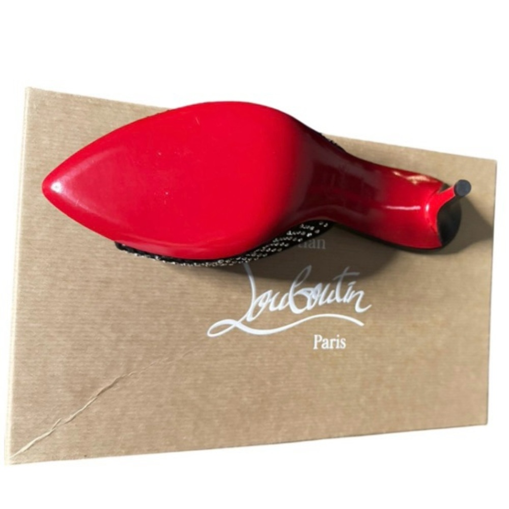 💰⬇️ CHRISTIAN LOUBOUTIN 
Apostropha Mule Mesh Strass 80 - Picture 10 of 13